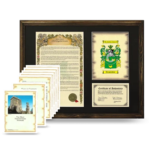 De merciere Framed History And Complete History- Brown